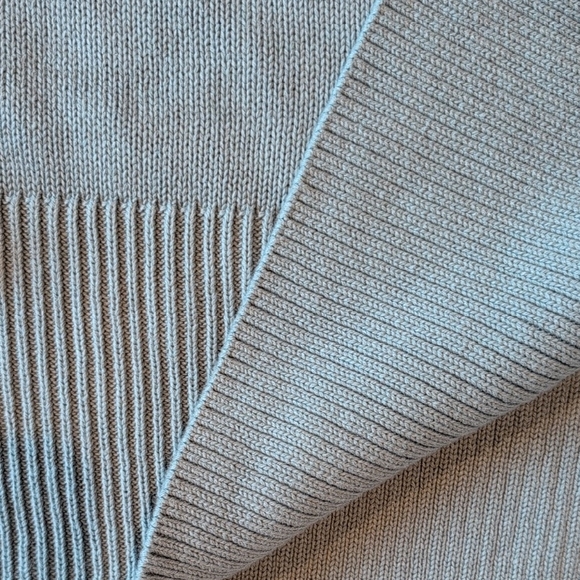 Gap 24/7 Split-Hem Crewneck Sweater, Sage Green, Women's L - Picture 6 of 10